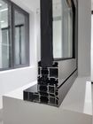 Modern Black Aluminium Casement Windows Single / Double / Triple Glass Type