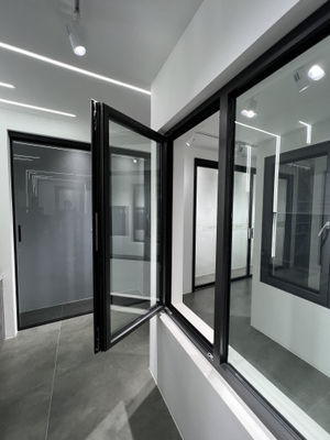 Aluminium Top Hung Casement Windows With 90/180 Degree Openings