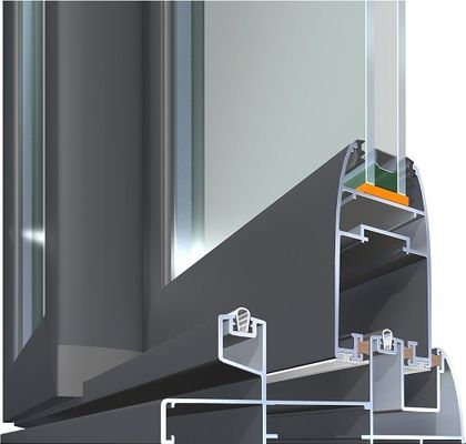 AS2208 4500pa Aluminum Top Hung Window For Villa